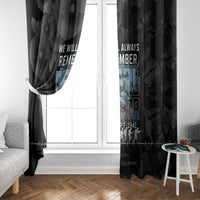 Pearl Harbor Remembrance Day Window Curtain We Will Always Remember LT05 - Polynesian Pride