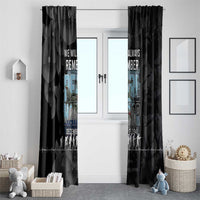 Pearl Harbor Remembrance Day Window Curtain We Will Always Remember LT05 - Polynesian Pride