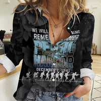 Personalized Pearl Harbor Remembrance Day Women Casual Shirt We Will Always Remember