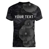 Personalized Pearl Harbor Remembrance Day Women V-Neck T-Shirt We Will Always Remember LT05 - Polynesian Pride