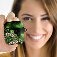 New Zealand Aotearoa Kakapo AirPods Case Maori Pattern With Manuka Galaxy Style LT05 - Polynesian Pride