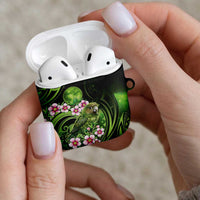 New Zealand Aotearoa Kakapo AirPods Case Maori Pattern With Manuka Galaxy Style LT05 - Polynesian Pride