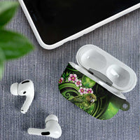 New Zealand Aotearoa Kakapo AirPods Case Maori Pattern With Manuka Galaxy Style LT05 - Polynesian Pride