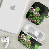 New Zealand Aotearoa Kakapo AirPods Case Maori Pattern With Manuka Galaxy Style LT05 - Polynesian Pride