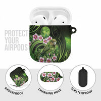 New Zealand Aotearoa Kakapo AirPods Case Maori Pattern With Manuka Galaxy Style LT05 - Polynesian Pride