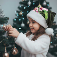 New Zealand Aotearoa Kakapo Christmas Santa Hat Maori Pattern With Manuka Galaxy Style - Polynesian Pride