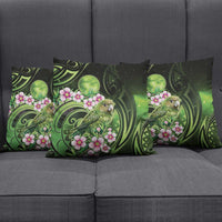 New Zealand Aotearoa Kakapo Pillow Cover Maori Pattern With Manuka Galaxy Style - Polynesian Pride