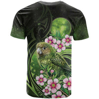 New Zealand Aotearoa Kakapo T Shirt Maori Pattern With Manuka Galaxy Style LT05 - Polynesian Pride