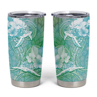 Couple Sea Turtle One Love One Heart Tumbler Cup LT05 Aqua - Polynesian Pride