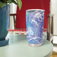 Couple Blue Sea Turtle Heart Love Tumbler Cup LT05 - Polynesian Pride