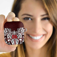 Custom Aotearoa Ngapuhi AirPods Case Maori Tribal Pattern Mix Poutama LT05 - Polynesian Pride