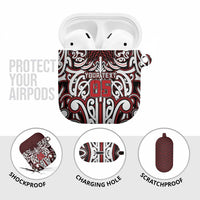 Custom Aotearoa Ngapuhi AirPods Case Maori Tribal Pattern Mix Poutama LT05 - Polynesian Pride