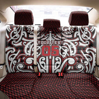 Custom Aotearoa Ngapuhi Back Car Seat Cover Maori Tribal Pattern Mix Poutama LT05 - Polynesian Pride