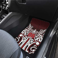 Custom Aotearoa Ngapuhi Car Mats Maori Tribal Pattern Mix Poutama LT05 - Polynesian Pride