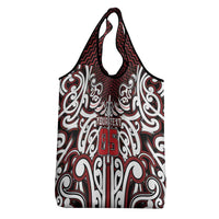 Custom Aotearoa Ngapuhi Grocery Bag Maori Tribal Pattern Mix Poutama LT05 - Polynesian Pride