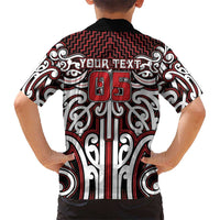 Custom Aotearoa Ngapuhi Hawaiian Shirt Maori Tribal Pattern Mix Poutama LT05 - Polynesian Pride