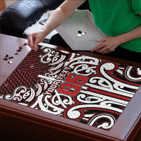 Custom Aotearoa Ngapuhi Puzzle Maori Tribal Pattern Mix Poutama LT05 - Polynesian Pride