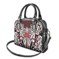Custom Aotearoa Ngapuhi Shoulder Handbag Maori Tribal Pattern Mix Poutama LT05 - Polynesian Pride