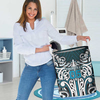Custom Aotearoa Ngati Porou Laundry Basket Maori Tribal Pattern Mix Poutama LT05 - Polynesian Pride