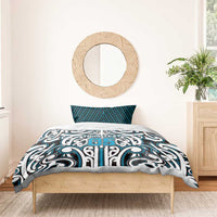 Custom Aotearoa Ngati Porou Bedding Set Maori Tribal Pattern Mix Poutama LT05 - Polynesian Pride