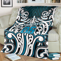 Custom Aotearoa Ngati Porou Blanket Maori Tribal Pattern Mix Poutama LT05 - Polynesian Pride