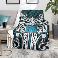 Custom Aotearoa Ngati Porou Blanket Maori Tribal Pattern Mix Poutama LT05 - Polynesian Pride
