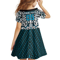 Custom Aotearoa Ngati Porou Family Matching Short Sleeve Bodycon Dress and Hawaiian Shirt Maori Tribal Pattern Mix Poutama