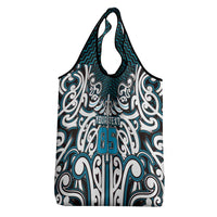 Custom Aotearoa Ngati Porou Grocery Bag Maori Tribal Pattern Mix Poutama LT05 - Polynesian Pride