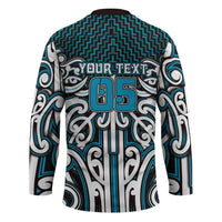 Custom Aotearoa Ngati Porou Hockey Jersey Maori Tribal Pattern Mix Poutama LT05 - Polynesian Pride