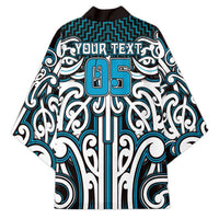 Custom Aotearoa Ngati Porou Kimono Maori Tribal Pattern Mix Poutama LT05 - Polynesian Pride