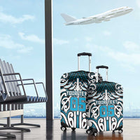Custom Aotearoa Ngati Porou Luggage Cover Maori Tribal Pattern Mix Poutama LT05 - Polynesian Pride