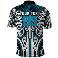 Custom Aotearoa Ngati Porou Polo Shirt Maori Tribal Pattern Mix Poutama LT05 - Polynesian Pride
