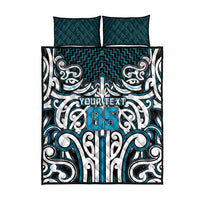 Custom Aotearoa Ngati Porou Quilt Bed Set Maori Tribal Pattern Mix Poutama LT05 - Polynesian Pride
