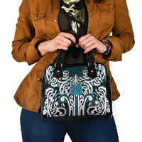 Custom Aotearoa Ngati Porou Shoulder Handbag Maori Tribal Pattern Mix Poutama LT05 - Polynesian Pride