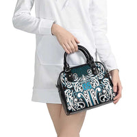 Custom Aotearoa Ngati Porou Shoulder Handbag Maori Tribal Pattern Mix Poutama LT05 - Polynesian Pride