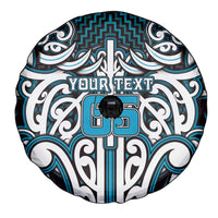 Custom Aotearoa Ngati Porou Spare Tire Cover Maori Tribal Pattern Mix Poutama LT05 - Polynesian Pride
