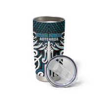 Custom Aotearoa Ngati Porou Tumbler Cup Maori Tribal Pattern Mix Poutama LT05 - Polynesian Pride