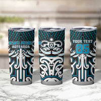 Custom Aotearoa Ngati Porou Tumbler Cup Maori Tribal Pattern Mix Poutama LT05 - Polynesian Pride
