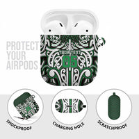 Custom Aotearoa Ngai Tahu AirPods Case Maori Tribal Pattern Mix Poutama LT05 - Polynesian Pride