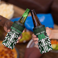Custom Aotearoa Ngai Tahu 4 in 1 Can Cooler Tumbler Maori Tribal Pattern Mix Poutama LT05 - Polynesian Pride