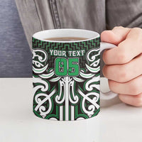 Custom Aotearoa Ngai Tahu Ceramic Mug Maori Tribal Pattern Mix Poutama LT05 - Polynesian Pride