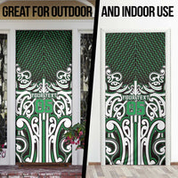 Custom Aotearoa Ngai Tahu Door Cover Maori Tribal Pattern Mix Poutama LT05 - Polynesian Pride