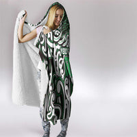 Custom Aotearoa Ngai Tahu Hooded Blanket Maori Tribal Pattern Mix Poutama LT05 - Polynesian Pride