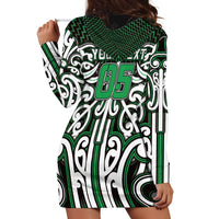 Custom Aotearoa Ngai Tahu Hoodie Dress Maori Tribal Pattern Mix Poutama LT05 - Polynesian Pride