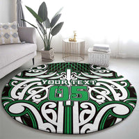 Custom Aotearoa Ngai Tahu Round Carpet Maori Tribal Pattern Mix Poutama LT05 - Polynesian Pride