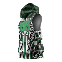 Custom Aotearoa Ngai Tahu Sleeveless Hoodie Maori Tribal Pattern Mix Poutama LT05 - Polynesian Pride