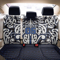 Custom Aotearoa Ngati Tuwharetoa Back Car Seat Cover Maori Tribal Pattern Mix Poutama LT05 - Polynesian Pride