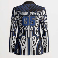 Custom Aotearoa Ngati Tuwharetoa Blazer Maori Tribal Pattern Mix Poutama LT05 - Polynesian Pride