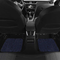 Custom Aotearoa Ngati Tuwharetoa Car Mats Maori Tribal Pattern Mix Poutama LT05 Set 2pcs - Back Navy - Polynesian Pride