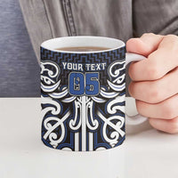 Custom Aotearoa Ngati Tuwharetoa Ceramic Mug Maori Tribal Pattern Mix Poutama LT05 - Polynesian Pride